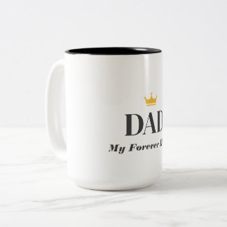 Custom Name Gift For Dad Two-Tone Coffee Mug
