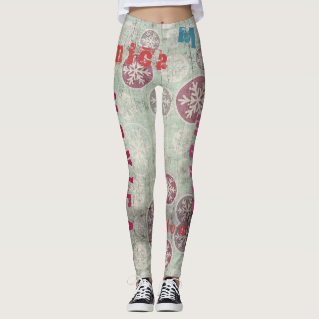 Custom Name Girls Leggings (Front)
