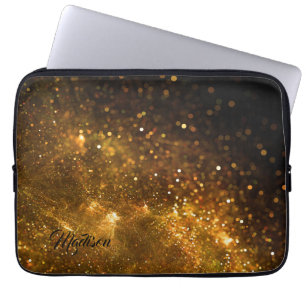 Custom name Glitter laptop sleeves
