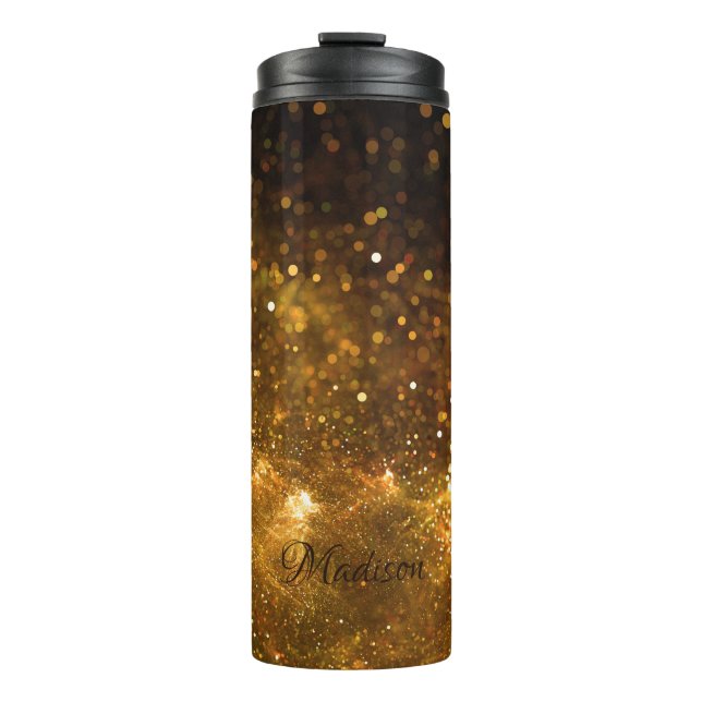 Custom name Glitter tumbler (Front)