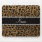 Custom name gold glitter cheetah print