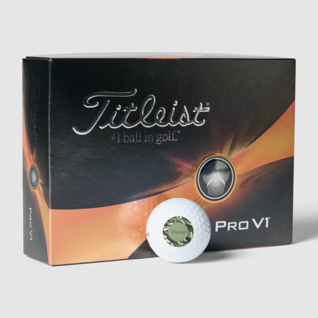Custom Name Golf Balls (Packaging)