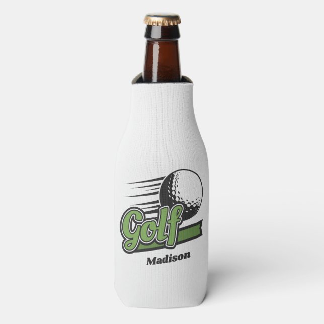 Custom Name Golf Bottle Cooler (Bottle Front)