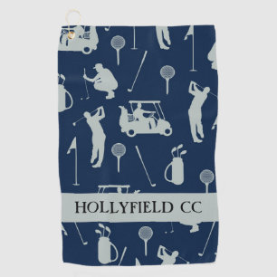 CUSTOM NAME GOLF COURSE TOWEL