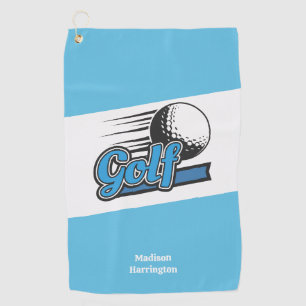 Custom Name Golf Golf Towel