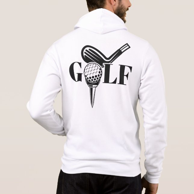 Custom Name Golf Hoodie (Back)