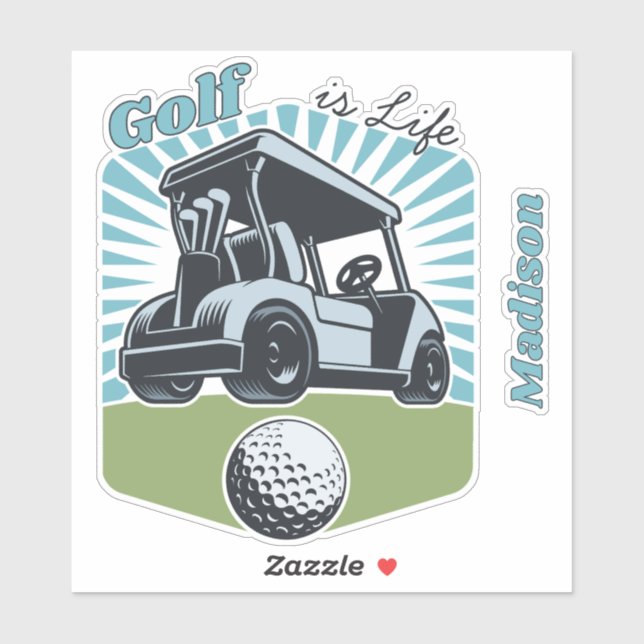 Custom Name Golf is Life (Sheet)