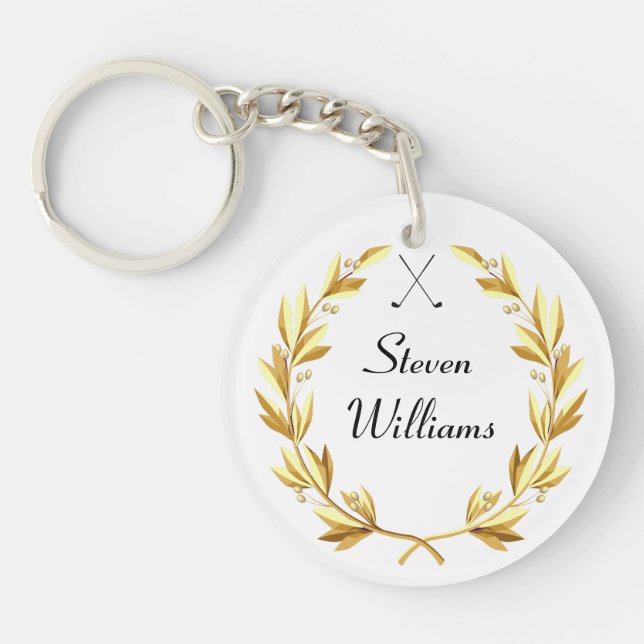 Custom Name Golf Keychain (Front)