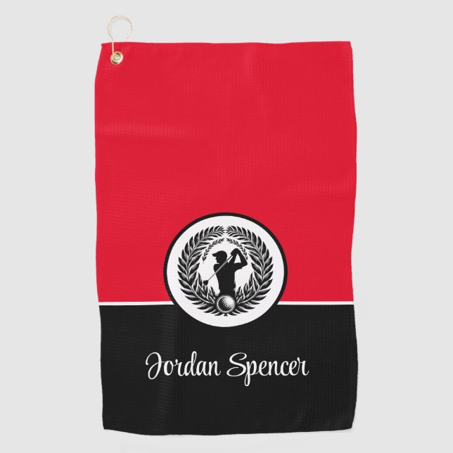 Custom Name Golf Towel (Front)