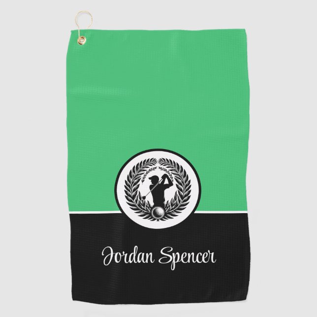 Custom Name Golf Towel (Front)