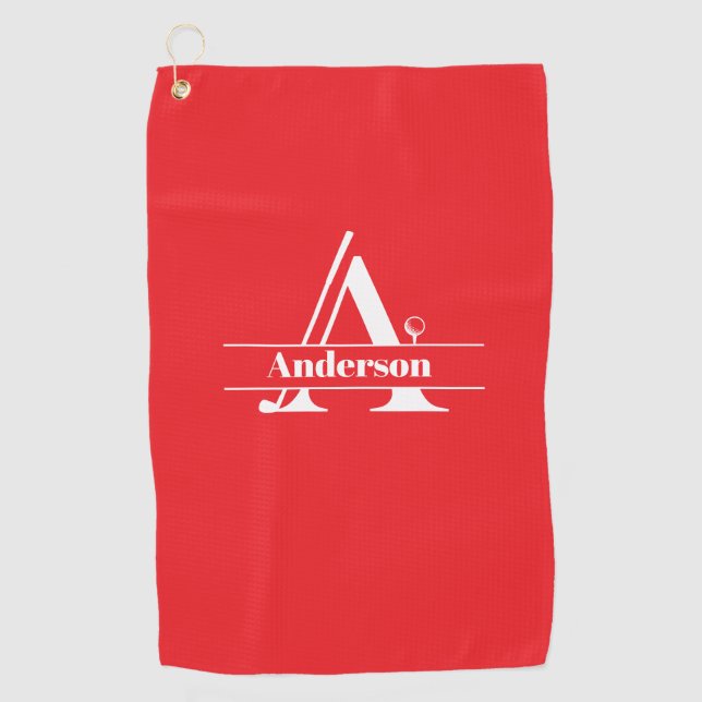 Custom Name Golf Towel (Front)