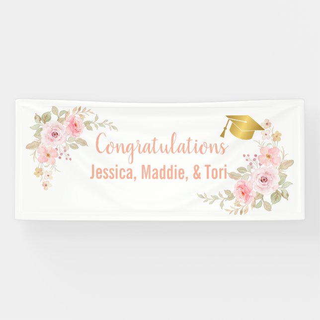 Custom Name Graduation Banner (Horizontal)