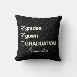 Custom Name Graduation Gift Funny Graduation Cushion