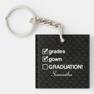Custom Name Graduation Gift   Funny Graduation Key Ring