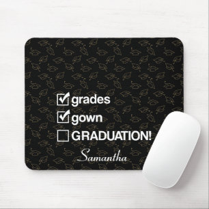 Custom Name Graduation Gift Funny Graduation Mouse Mat