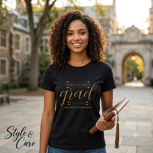 Custom Name Graduation Tee –Modern Tri-Blend Style