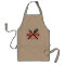 Custom name grillmaster utensils BBQ apron for men