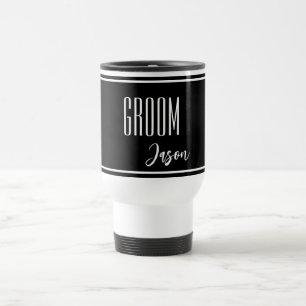 Custom Name Groom Travel Mug