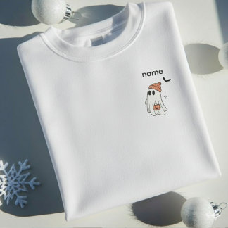 Custom Name Halloween Ghost |  Personalized Spooky Sweatshirt
