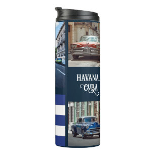 Custom name Havana CUBA Cars Thermal Tumbler