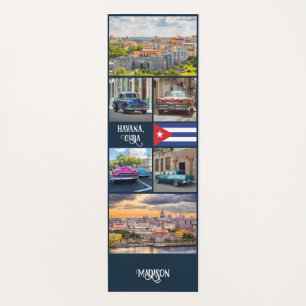 Custom Name Havana CUBA Yoga Mat