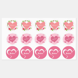 Custom name Heart labels