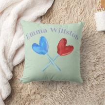 Custom Name Heart Lollipop