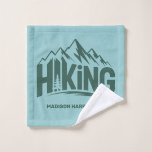Custom Name Hiking Wash Cloth