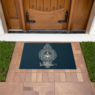 Custom Name Holy Star of Wonder Ornamental Mandala Doormat