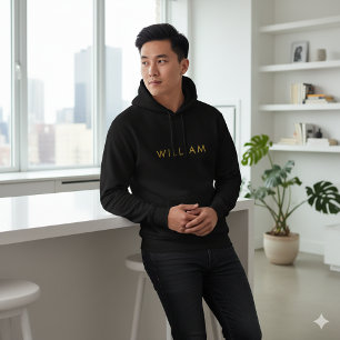 Custom Name Hoodie Cosy Stylish Wear Men