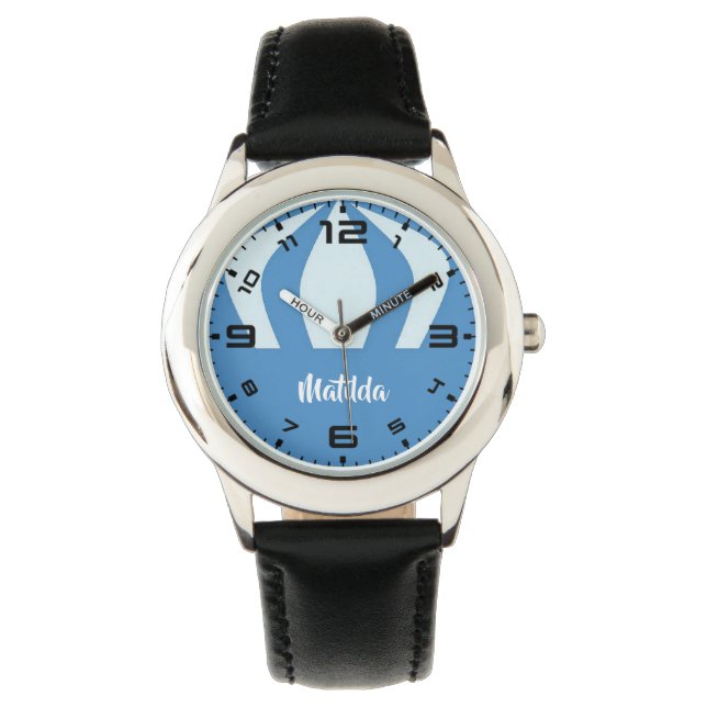 Custom name hot air balloon watch (Front)