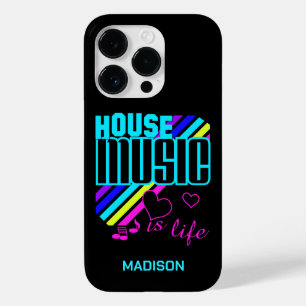 Custom Name House Music phone cases