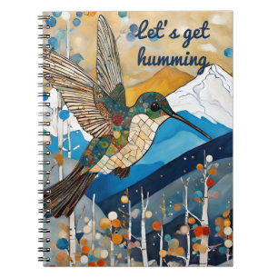 Custom Name Hummingbird  Notebook