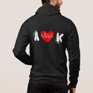Custom name I love my girlfriend modern black Hoodie