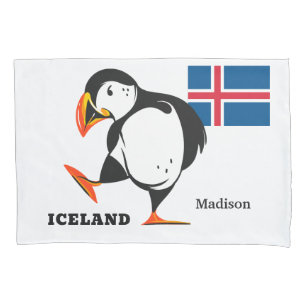 Custom Name Iceland Pillowcase