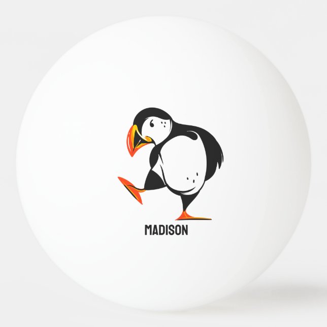 Custom Name Iceland Ping Pong Ball (Front)