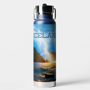 Custom Name Iceland Water Bottle
