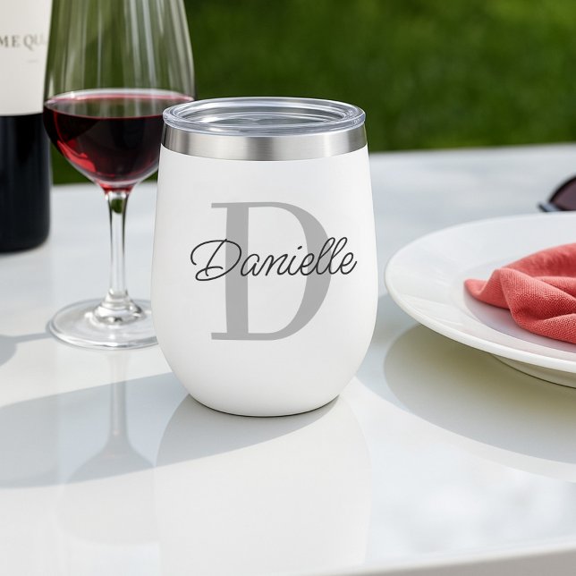 Custom Name Initial Monogram Modern Minimalist (Creator Uploaded)