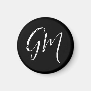 Custom name Initials personalised two letters Magnet