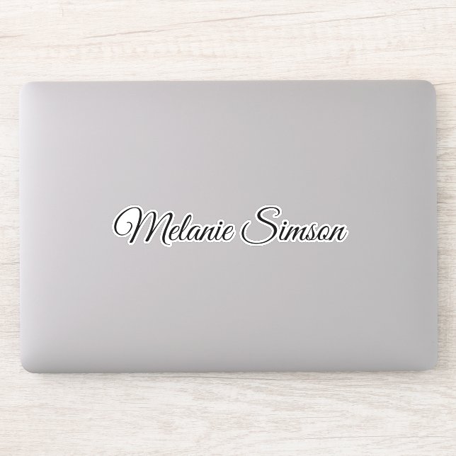 Custom Name Insulated Tumbler Decal Laptop Label (Computer)