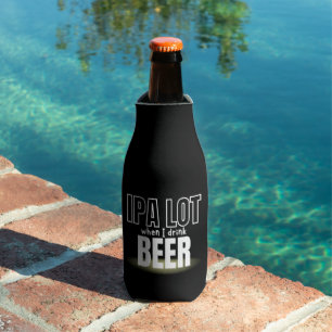Custom Name IPA lot  Funny Cool Beer Bottle Cooler