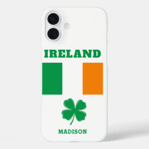 Custom Name Ireland iPhone 16 Plus Case