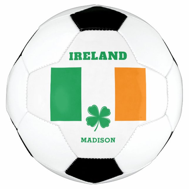 Custom Name Ireland Football (Front)