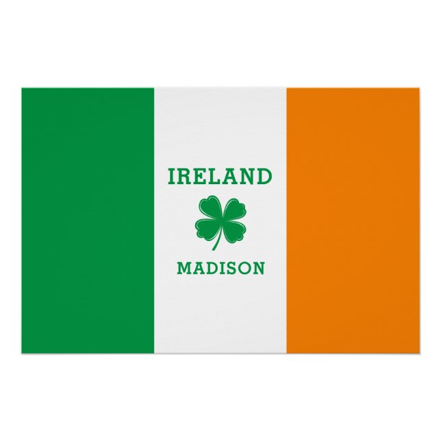 Custom Name Ireland Poster (Front)