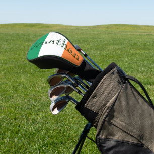 Custom Name Irish Flag dct Golf Head Cover