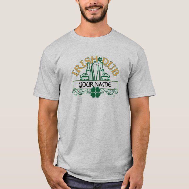 Custom Name Irish Pub T-Shirt (Front)