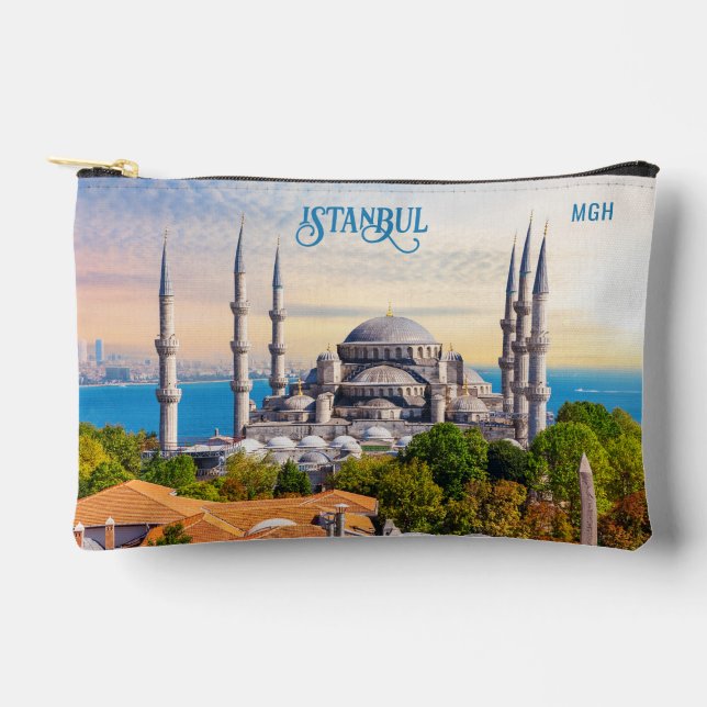 Custom Name Istanbul Accessory Pouch (Front)
