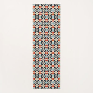 Custom Name Japanese Floral Pattern Yoga Mat
