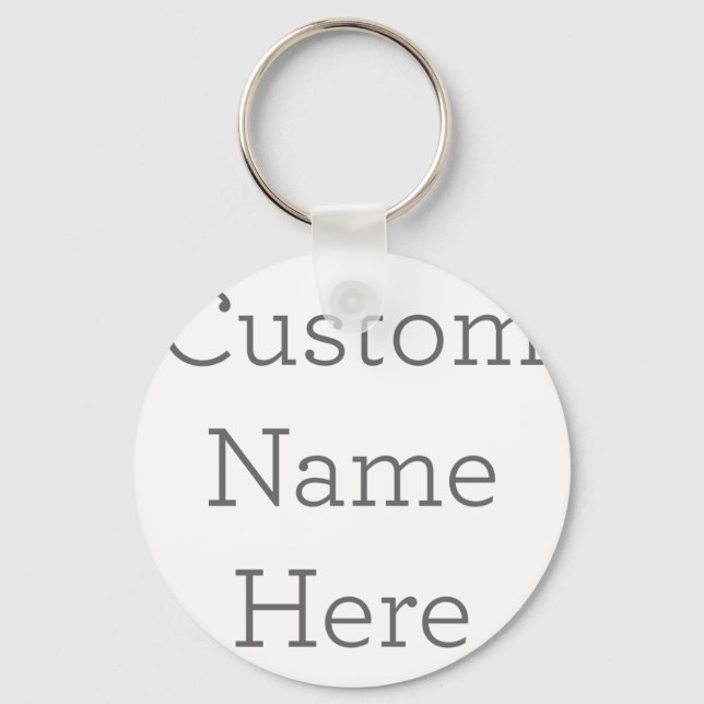 Metal Circle Keychain, 2" (Front)