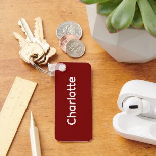 Custom Name Keychain Personalised Gift Accessory